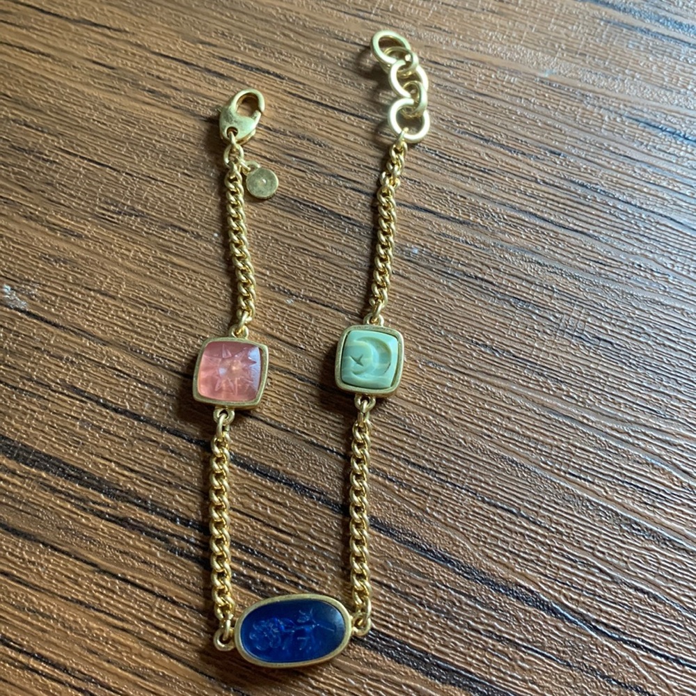 Madewell gold chain bracelet